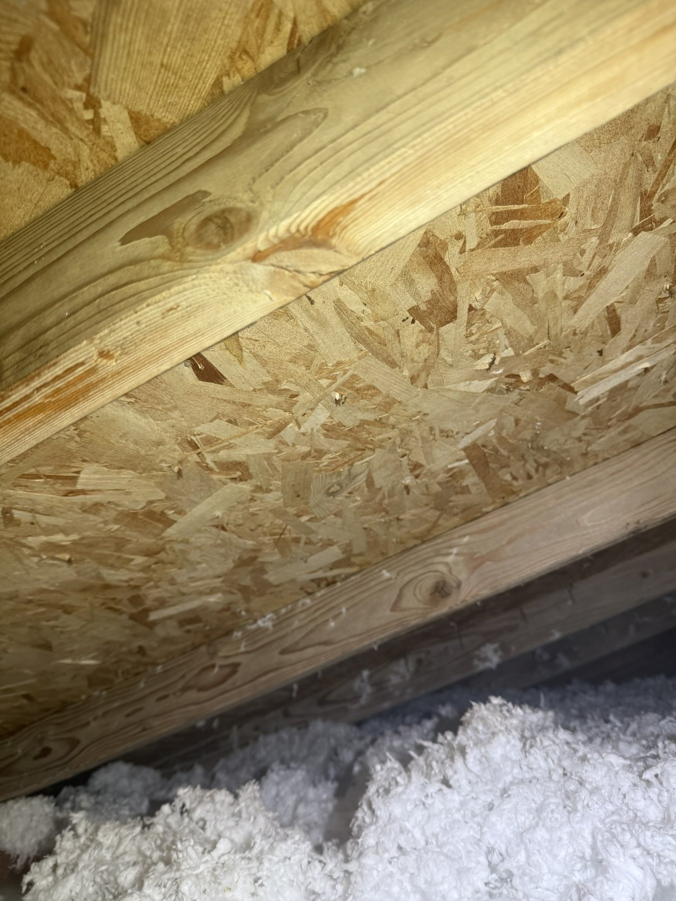 Same attic area after remediation